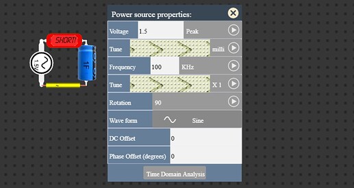 High Frequency in capacitor