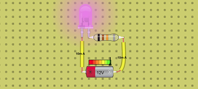 LED Operation in High Voltage and Resistance